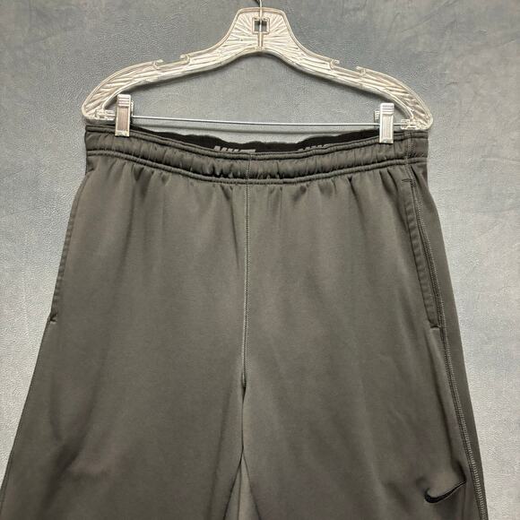 Nike Sweatpants Mens Large Fleece Lined Thermafit Drawstrings Elastic Waist Gorp - Picture 12 of 12